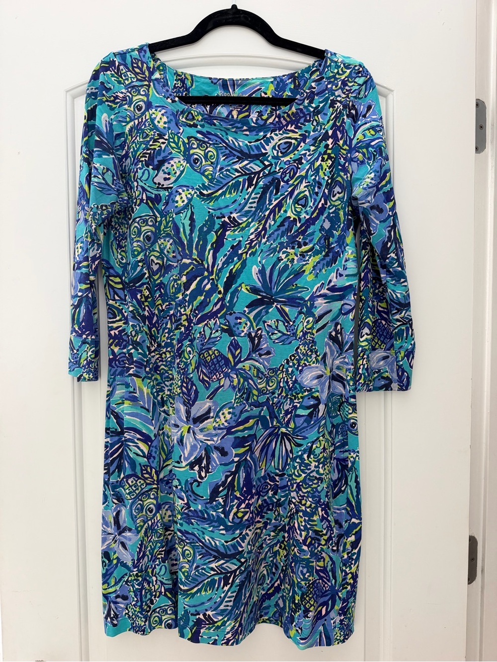 Lilly Pulitzer Hollee dress “Peacock Jive” size Medium